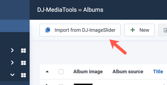 Import slajdów z DJ-ImageSlider